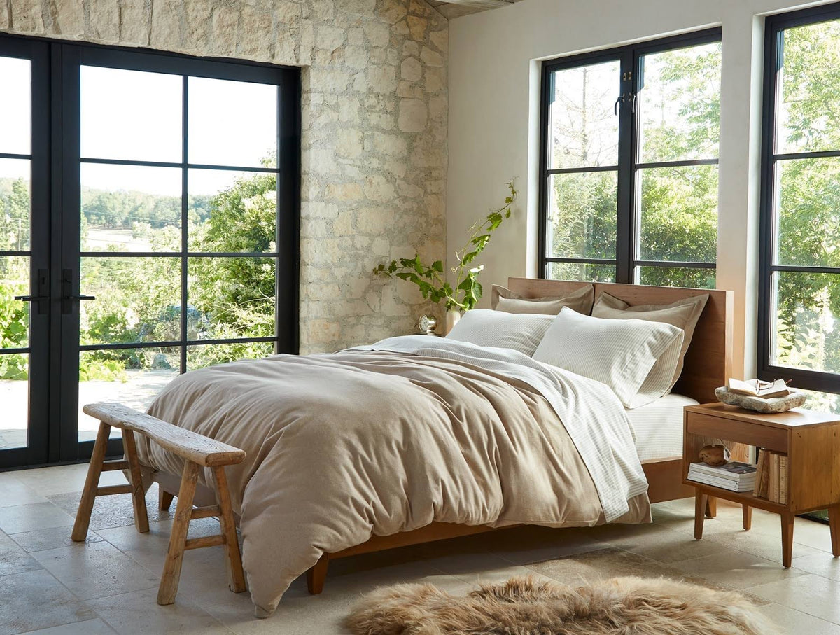 Camel Heather Twin Duvet Cover K4583