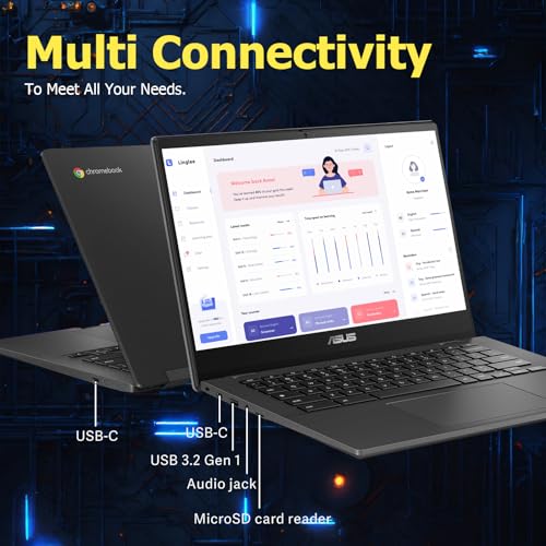 14" Chromebook, MediaTek Kompanio 520, 4GB RAM, 320GB Storage, FHD Laptop K92745