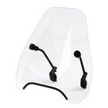 15" Clear Tinted Windscreen Windshield for 7/8" or 1" Handlebars O4173