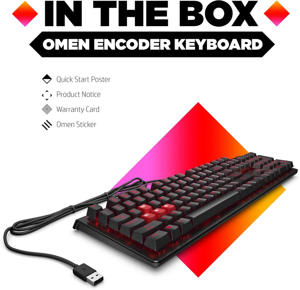 Mechanical Gaming Keyboard with Cherry MX Red Keys, LED Backlit, USB B4157