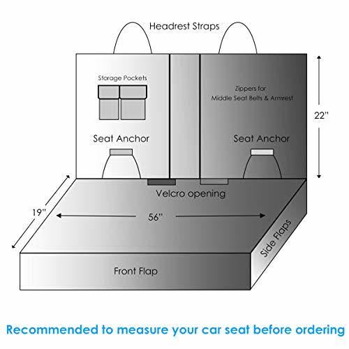 100% Waterproof Pet Car Seat Cover with Armrest S428884