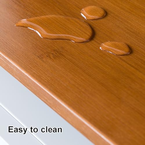 3 Tiers Adjustable Microwave Oven Rack Storage Shelf with 4 Hooks and Chopping Board Stand J683510