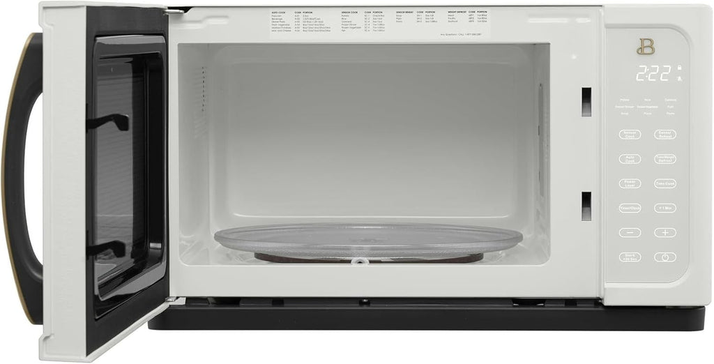 White 1.1 Cu Ft 1000 Watt Sensor Microwave Oven with Turntable U707520