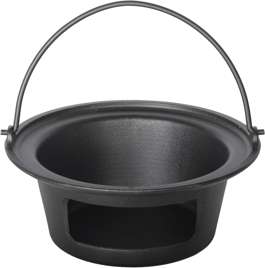 Cast Iron Ash Can with Handle Charcoal Ash Basket S2707