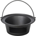 Cast Iron Ash Can with Handle Charcoal Ash Basket S2707