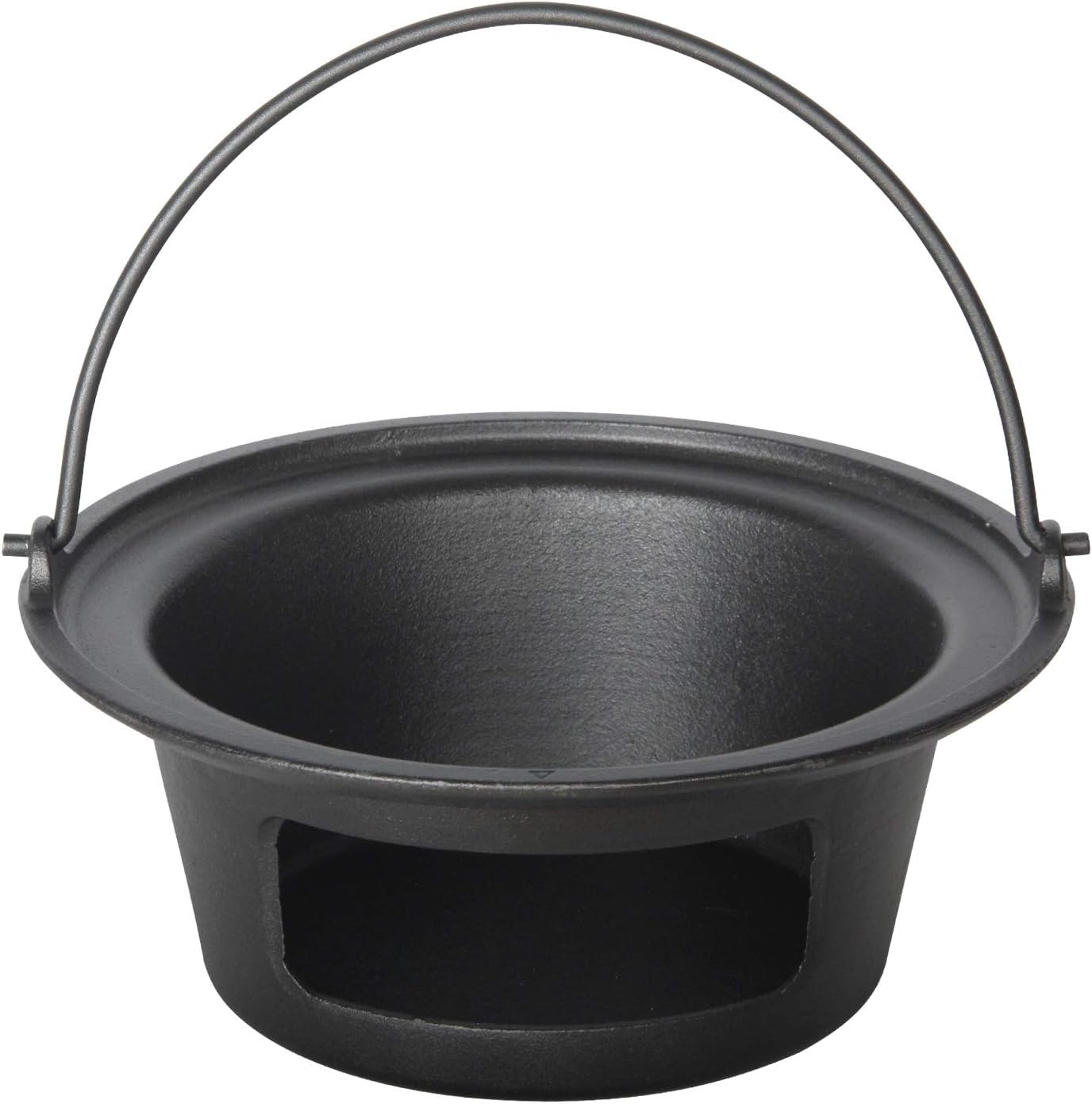 Cast Iron Ash Can with Handle Charcoal Ash Basket S2707