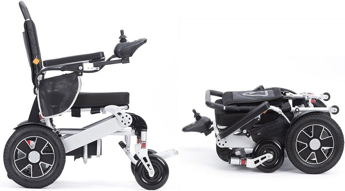 Lightweight Foldable Electric Wheelchair (330lbs) Q3750