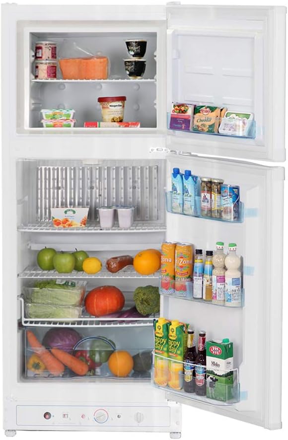 Propane Refrigerator with Freezer, 6.1 Cu.ft, White X591274