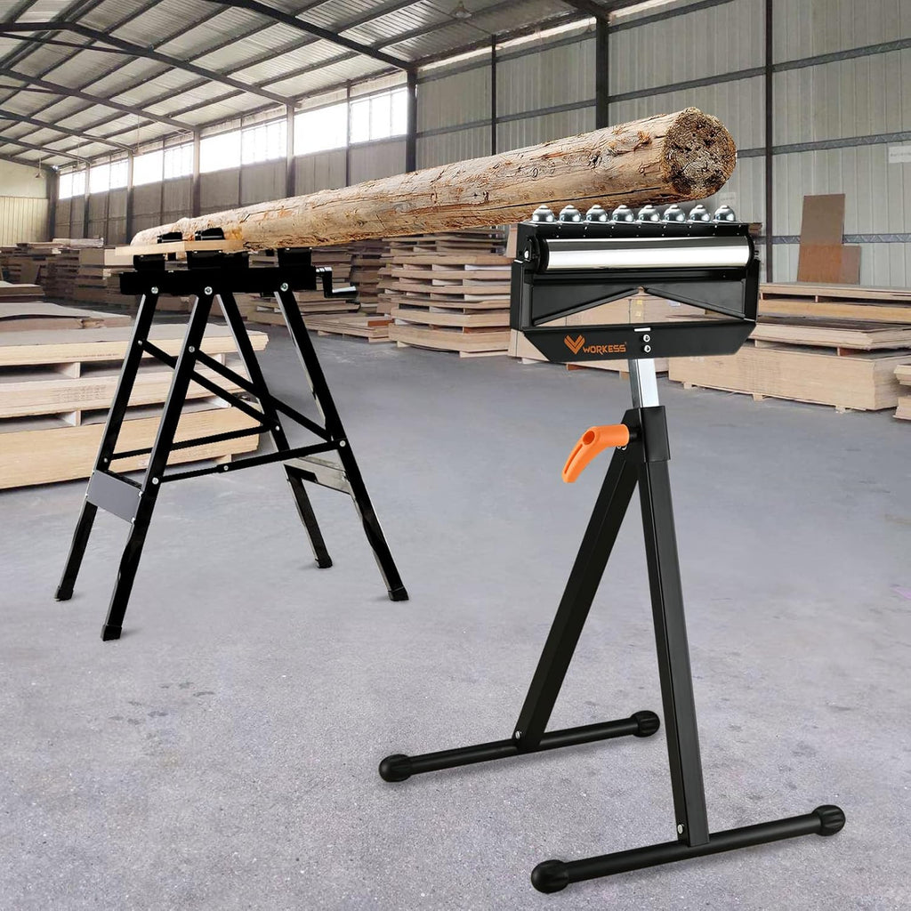 Roller Support Stand, Adjustable Height, Pack of 2 L837