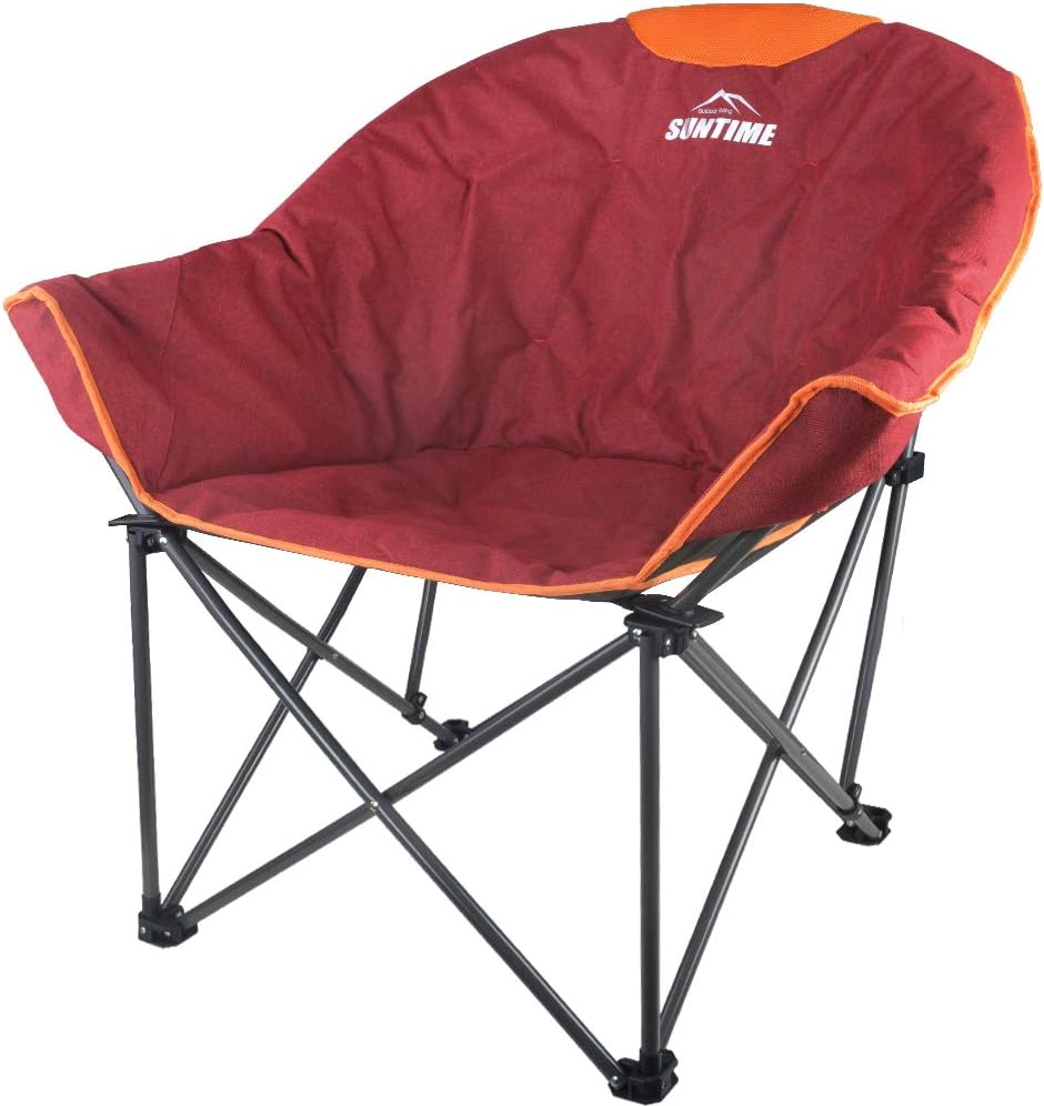 Oversize Padded Folding Chair with Carry Bag G3299