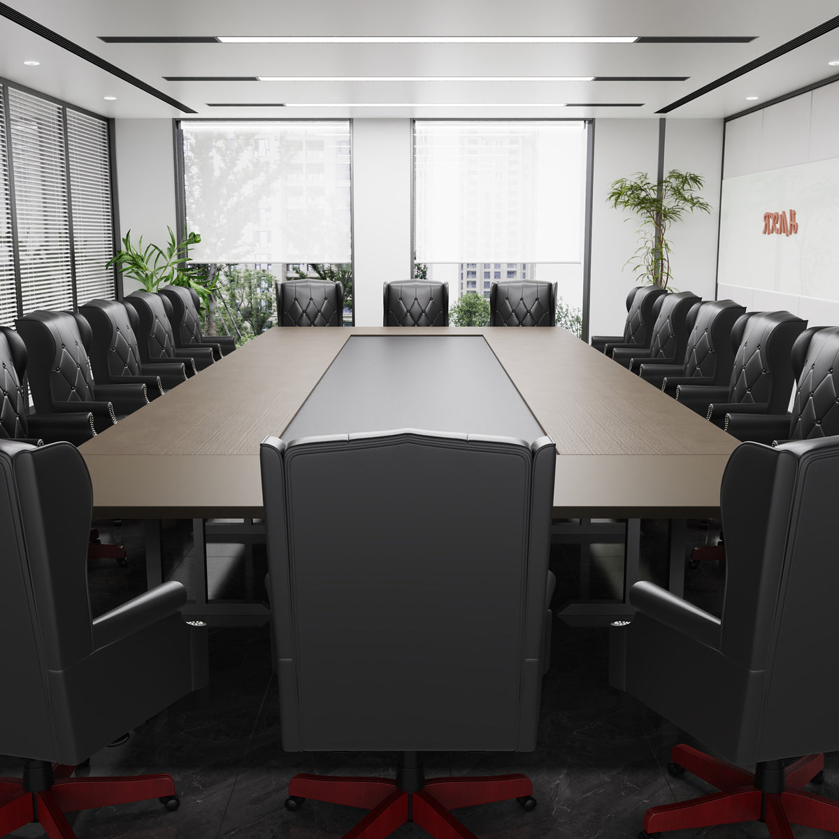 Black Ergonomic PU Leather High Back Office Chair S183497