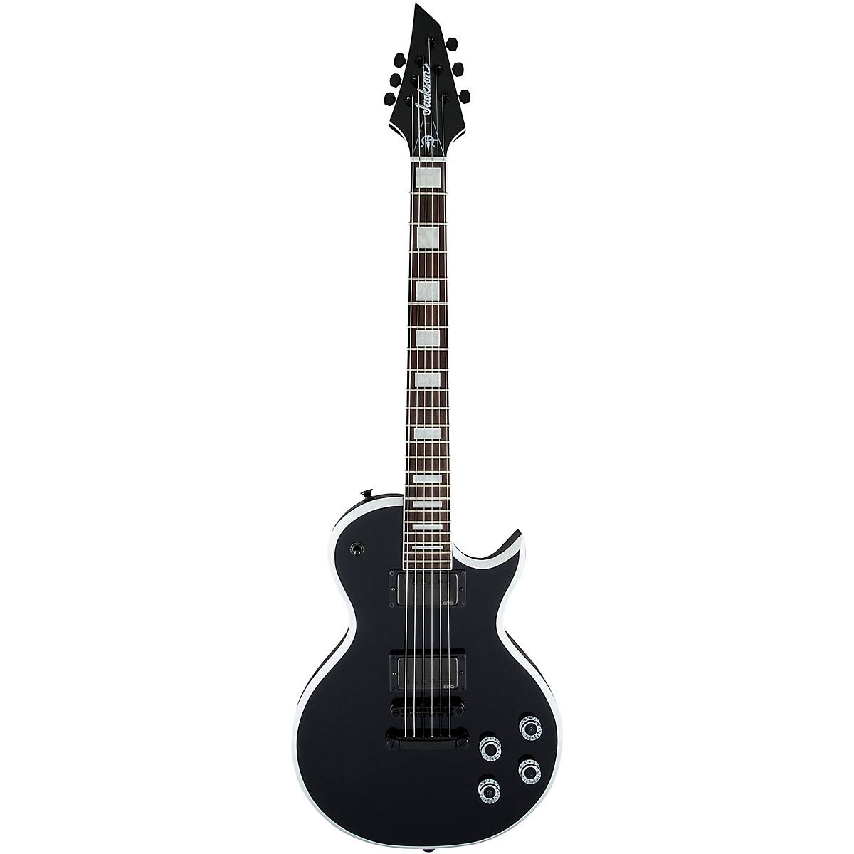 Black with White Bevels Electric Guitar L447