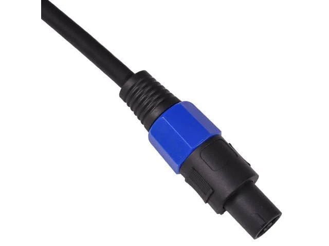 Pair of 100 Foot 12 Gauge Speakon to 1/4 inch Speaker Cables Q1555