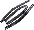 Window Vent Visors Rain Guards 4 Piece Set for Trucks Crew Cab Pack of 2 G387746