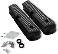 Black Aluminum Valve Covers for SBF X104600