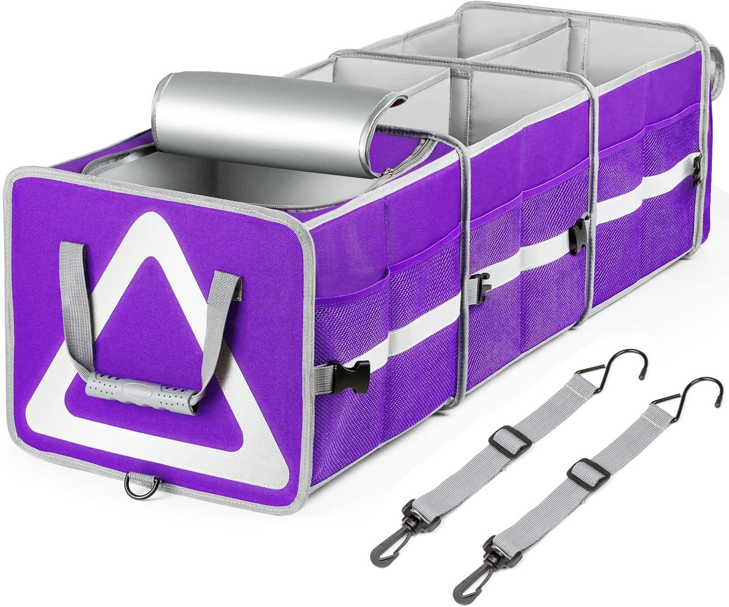 Purple Waterproof Trunk Organizer with Cooler, Pack of 2 A9645