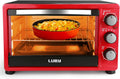 Red 6-Slice Convection Toaster Oven with Timer, Baking Pan, Rack and Crumb Tray, Pack of 2 R949013