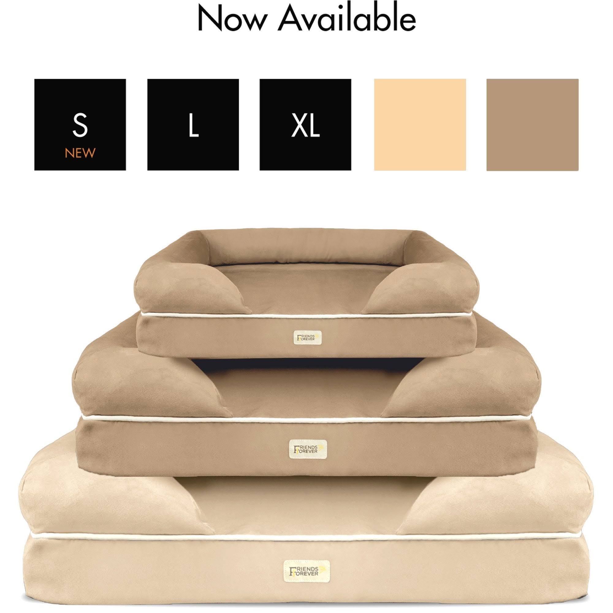 Khaki Chester Pet Couch with Solid Memory Foam X4557