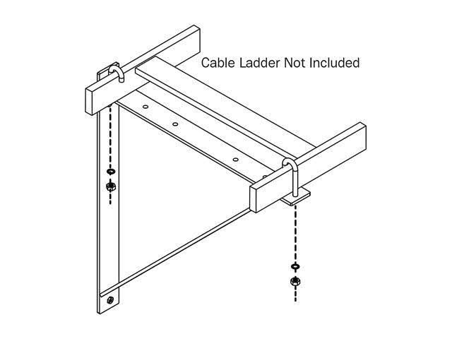 Triangular Wall Support Kit for Cable Runway X66334