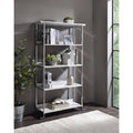 Chrome Ladder Bookcase F86653