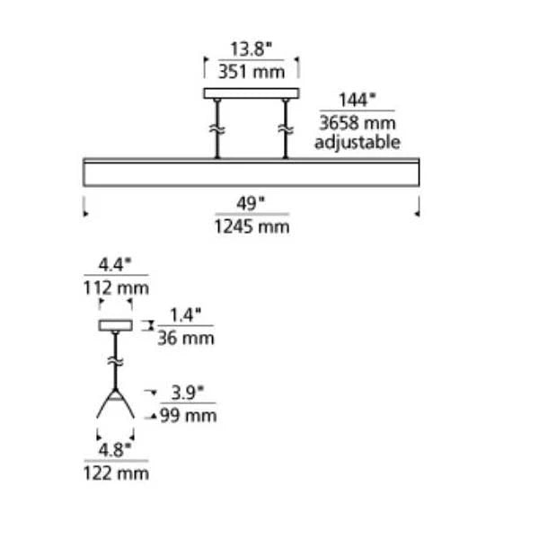 Linear Suspension Light T565
