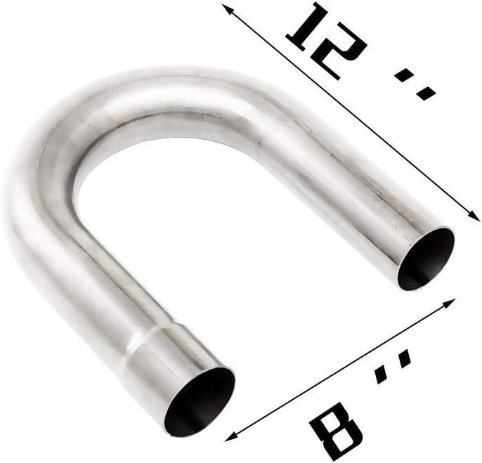8PCS Mild Steel Exhaust Tubing Kit H24843