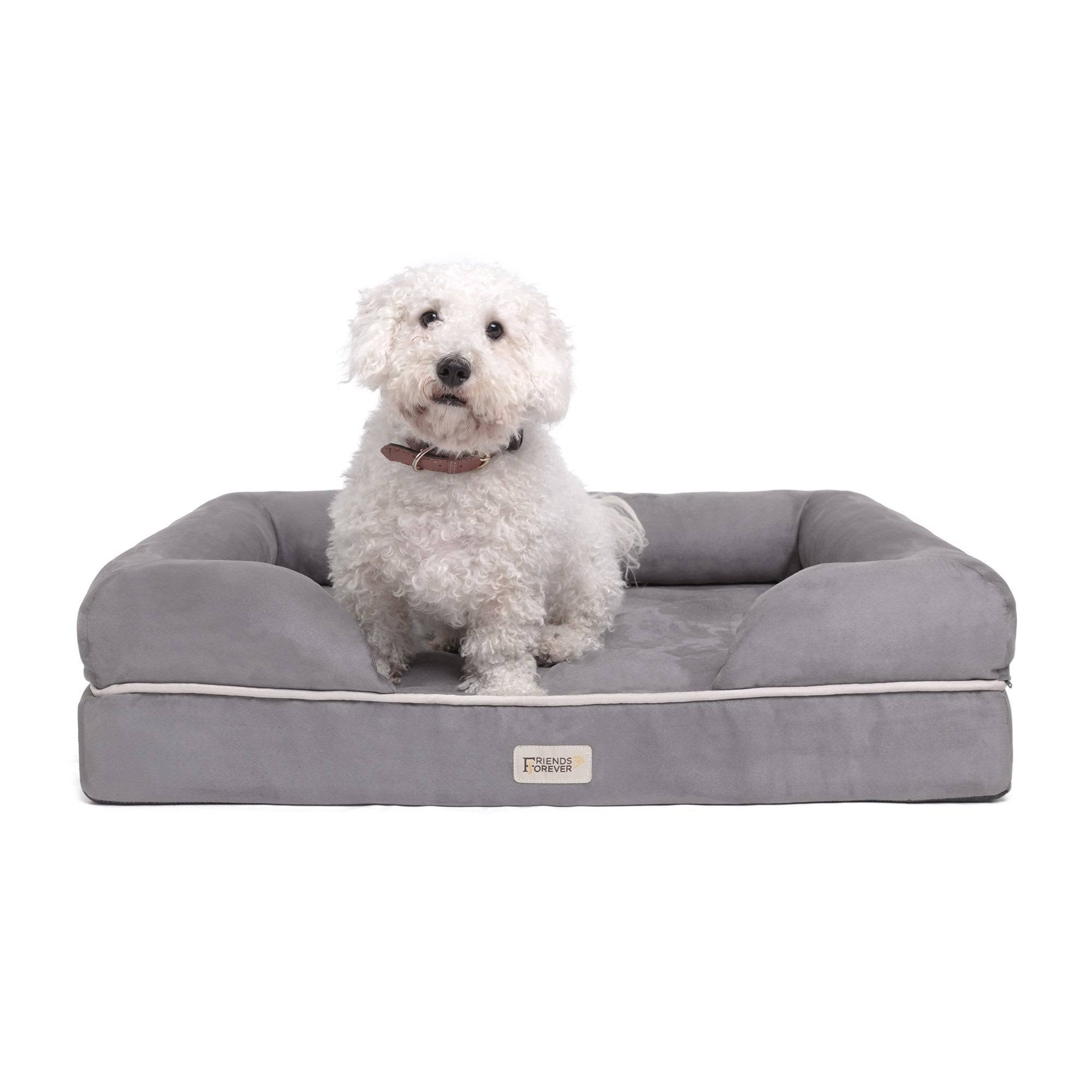 Khaki Chester Pet Couch with Solid Memory Foam X4557