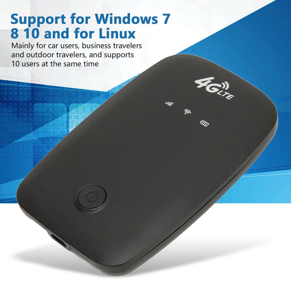 4G Mobile WiFi Router with SIM Card Slot N966