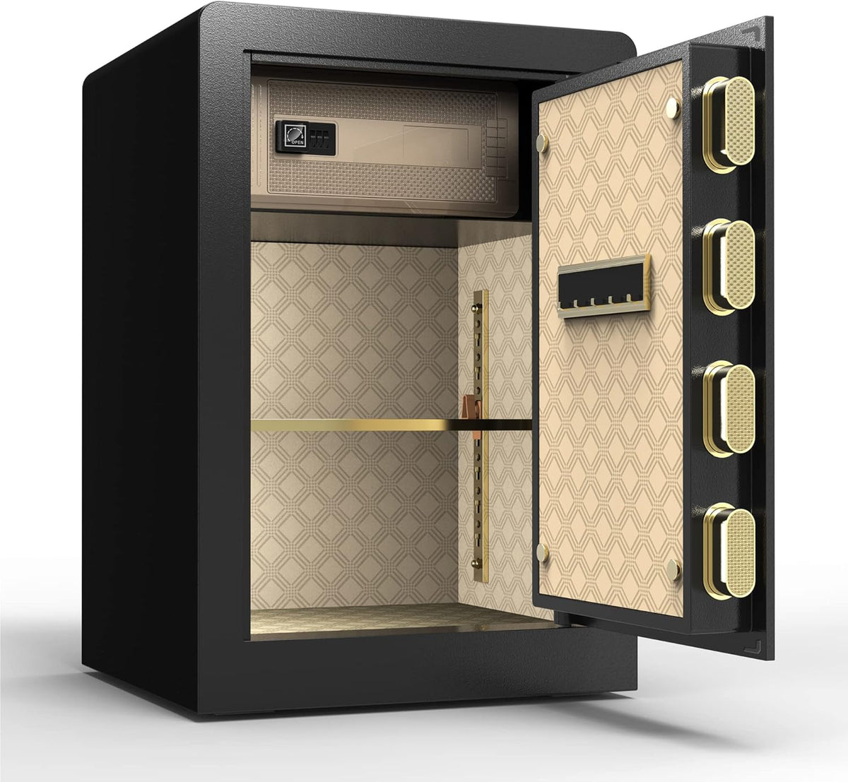 Black 2.04 Cubic Feet Digital Keypad Safe Box S885