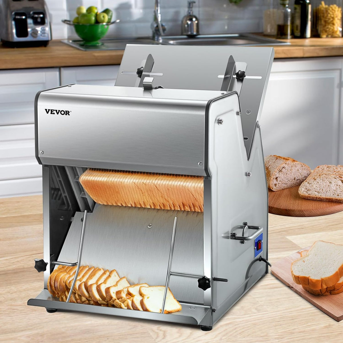 12mm Electric Bread Slicer 31PCS 110V Bread Cutter P271