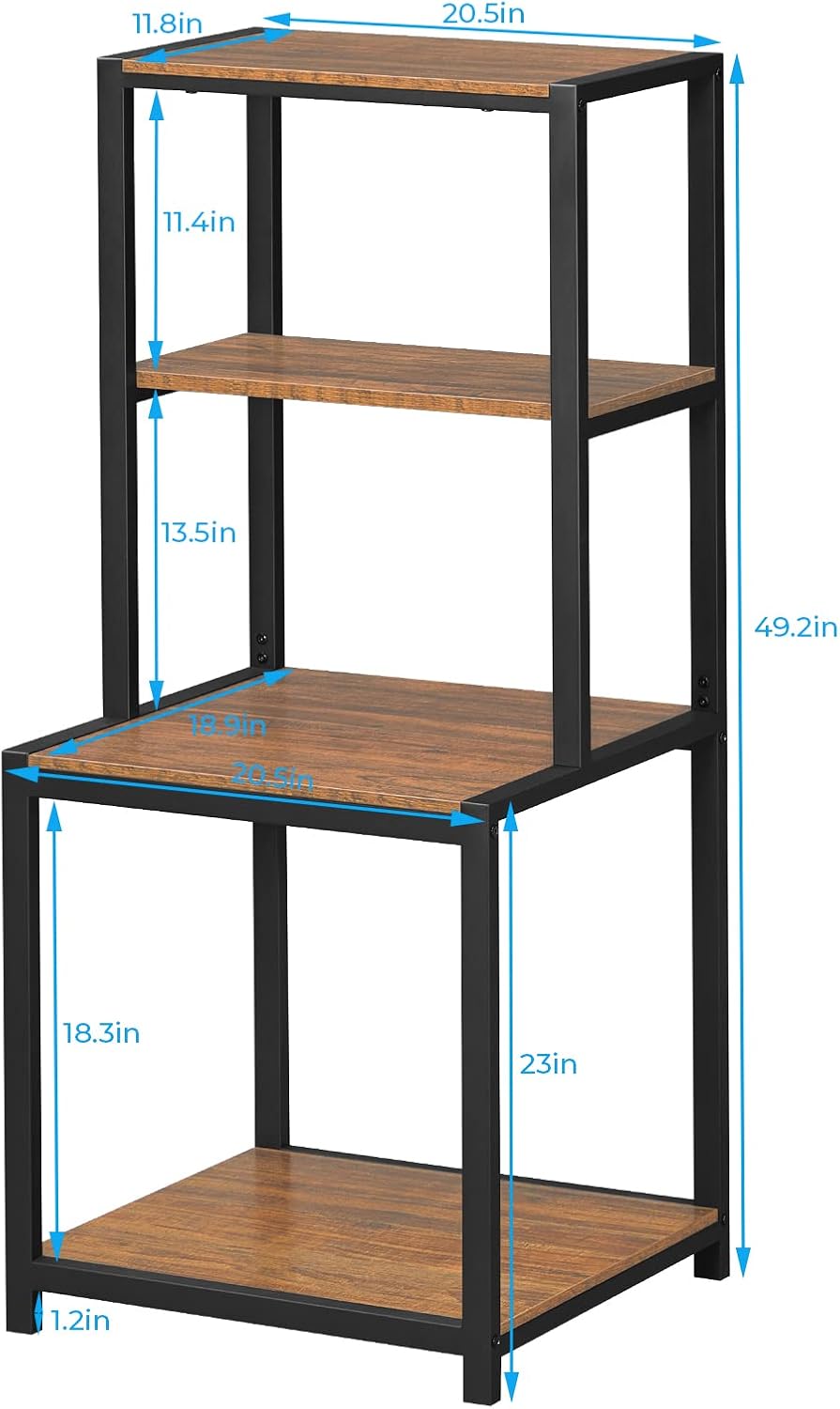 31.5 in Folding Desk with Storage Shelf J648
