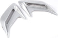 Silver Pack of 2 Car Hood Air Flow Vent Cover C623926
