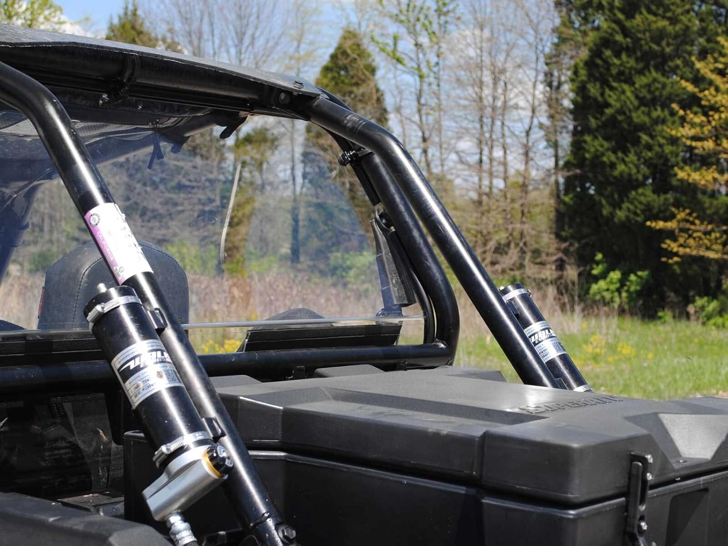Rear Windshield for Polaris RZR XP 1000, 1/4” Polycarbonate E2108