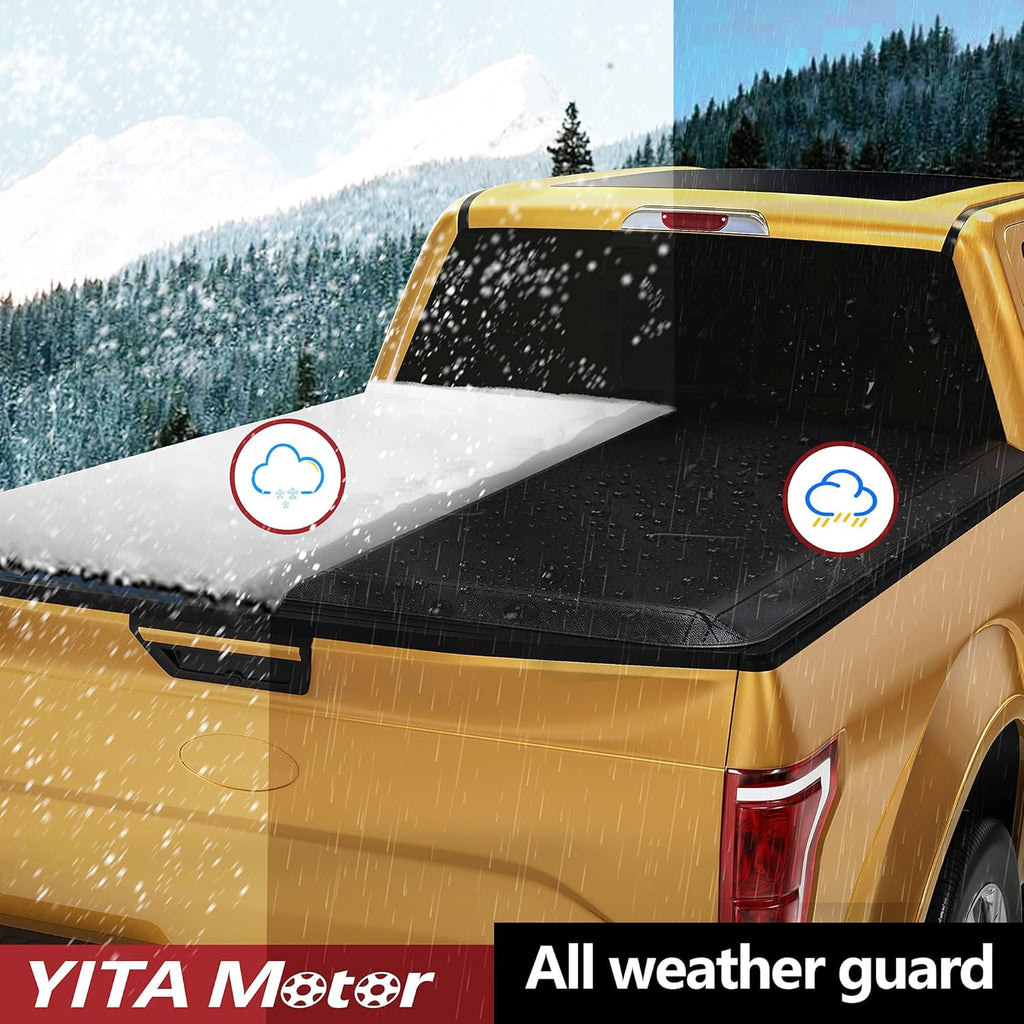 Soft Tri-fold Truck Bed Tonneau Cover for 6.5 ft Bed N671043
