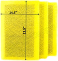 16x25 MicroPower Guard Air Cleaner Replacement Filter Pads (3 Pack) YELLOW Pack of 2 C773645