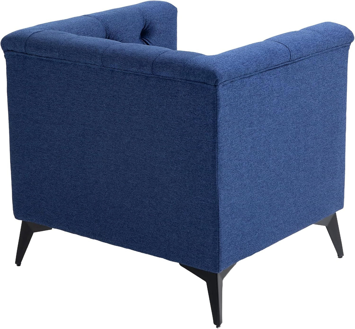 Blue Linen Fabric Arm Chair K295395