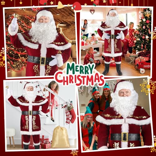 12pcs Deluxe Santa Claus Costume M330