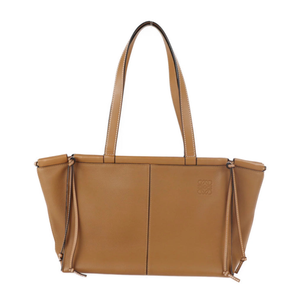 Camel Brown Calf Leather Shoulder Bag M913