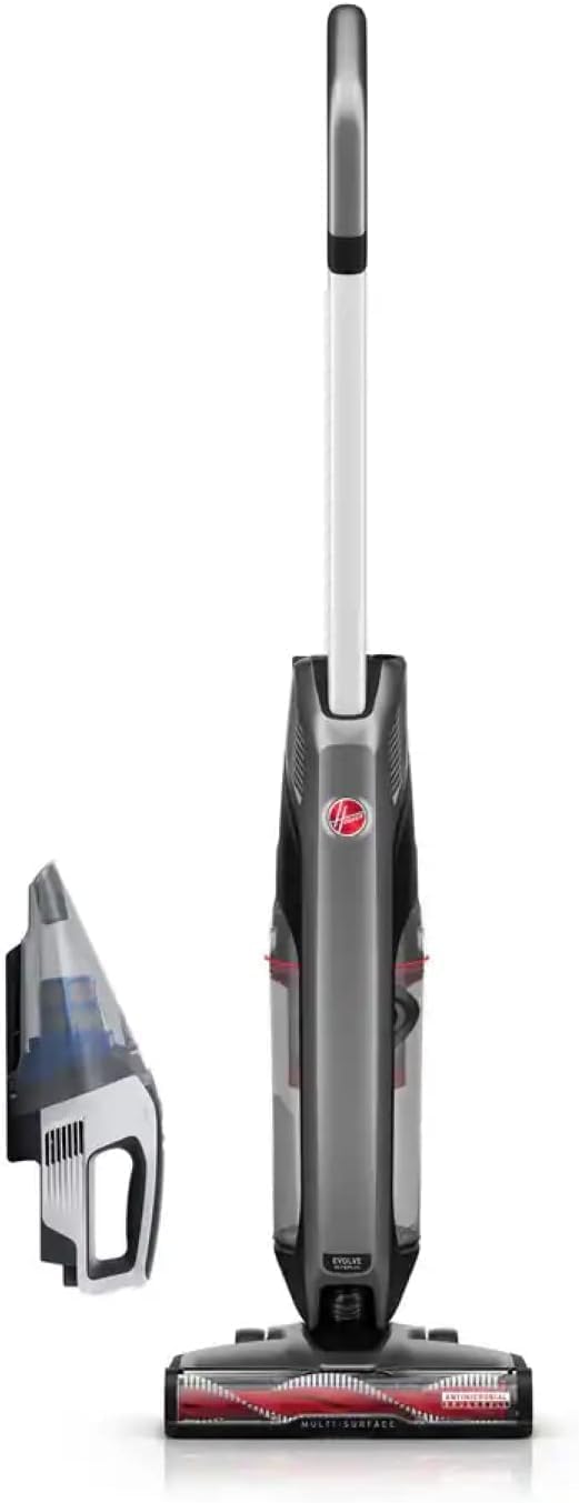 Red Cordless Upright Vacuum Cleaner D2102