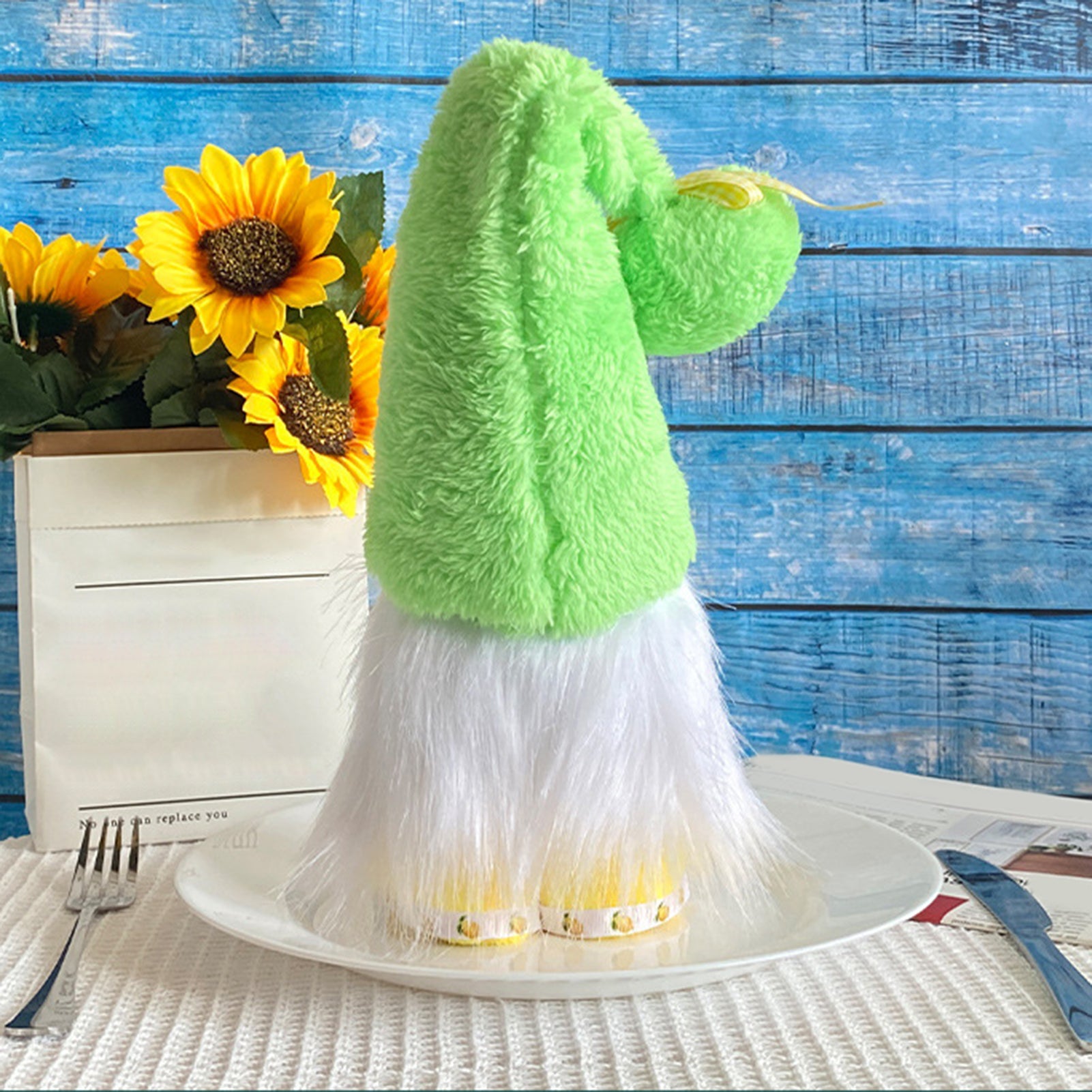 Gnomes Plush Doll Summer Style Faceless Doll Plushie Ornament Lemon Dwarf Doll Home Decor I127871