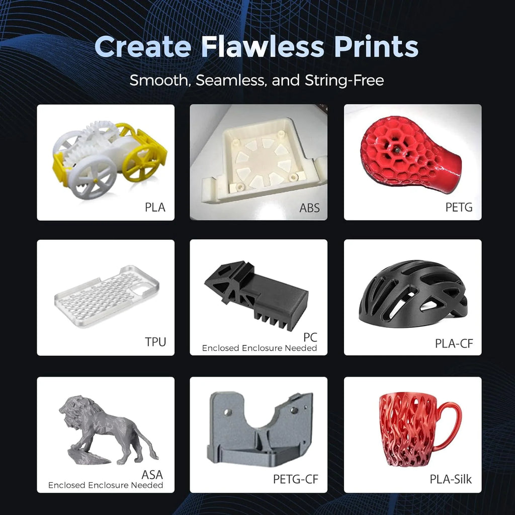 High Speed 3D Printer, Print Size 8.7 x 8.7 x 8.7'' D5118
