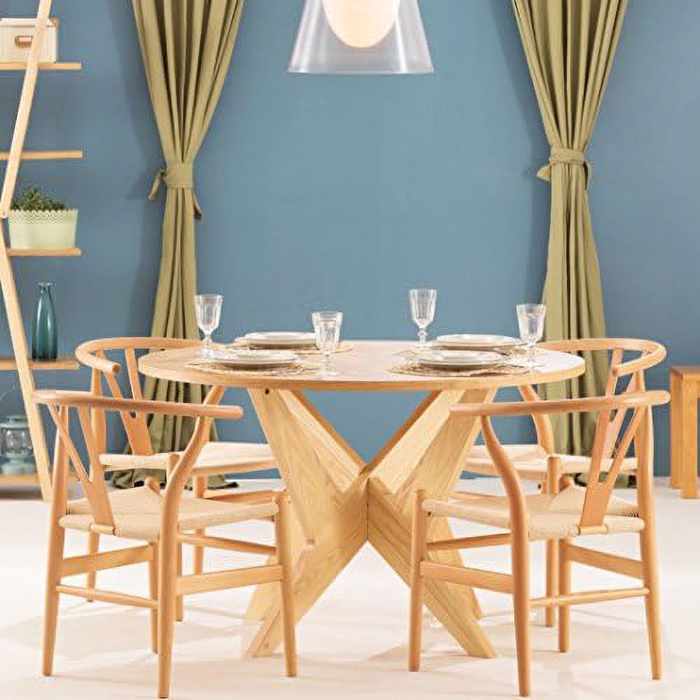 Natural Wood Dining Accent Chair T209