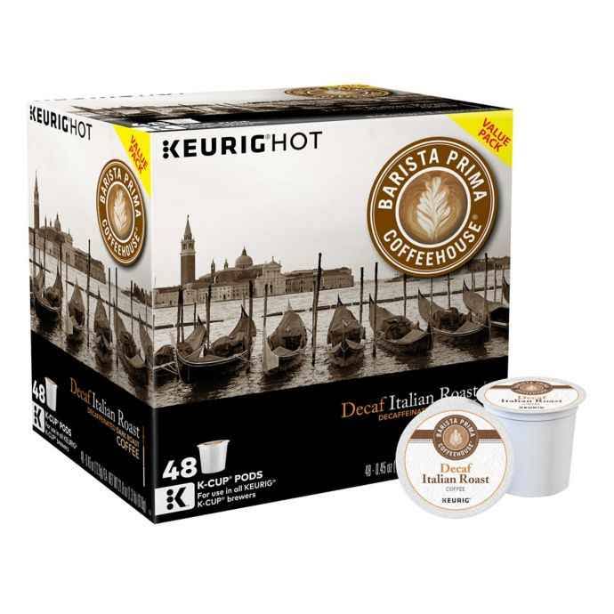 Italian Roast Decaf Coffee Keurig K-Cup Pods 48-Count D914125