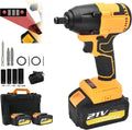 Cordless Impact Wrench Set with 2 × 4.0 Ah Battery, 1/2 Inch Chuck, Brushless Motor T714