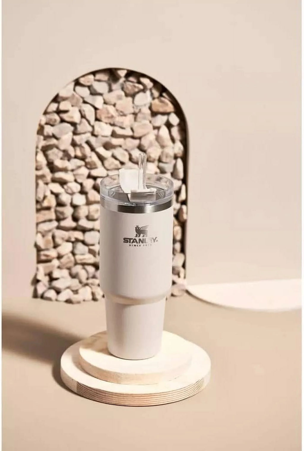 Alpine Beige 30oz Stainless Steel Travel Tumbler J9677