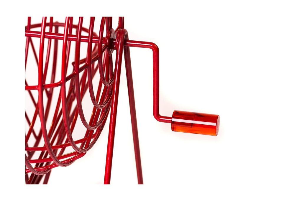 Red Extra Large Bingo Cage with Ping Pong Bingo Balls P427292