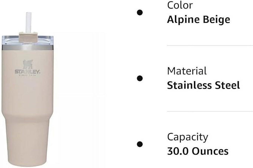 Alpine Beige 30oz Stainless Steel Travel Tumbler J9677