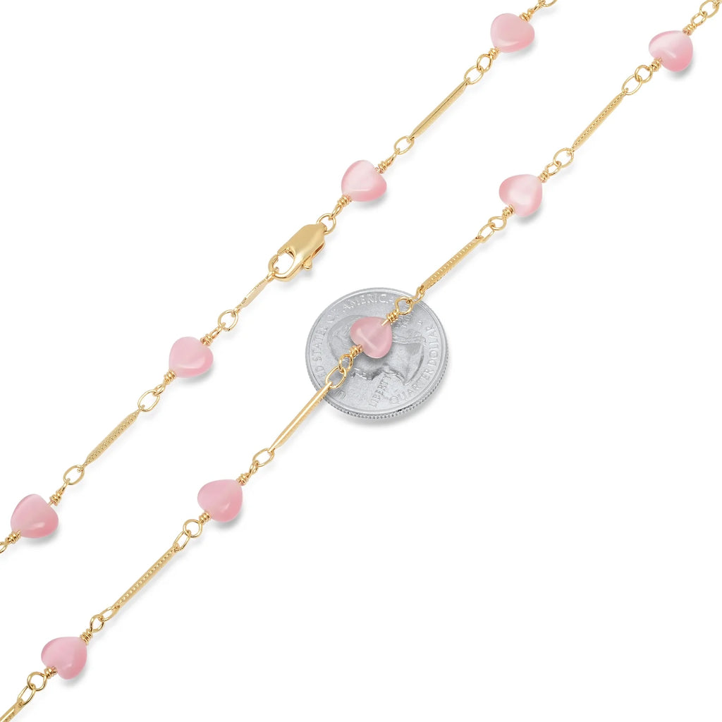 14k Yellow Gold Plated Choker Chain Necklace, 16 inches H227589