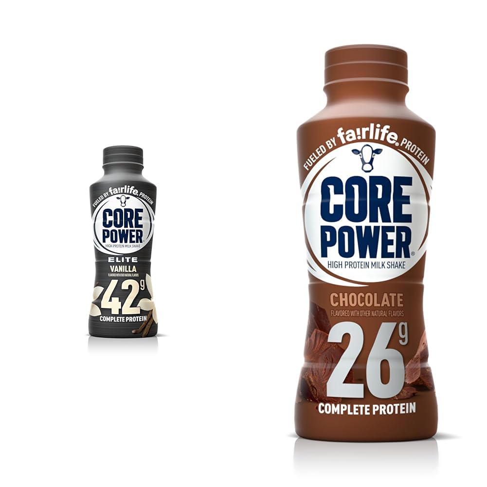Vanilla Milk Shake 14 Fl Oz & Chocolate Milk Shakes 14 Fl Oz N64681