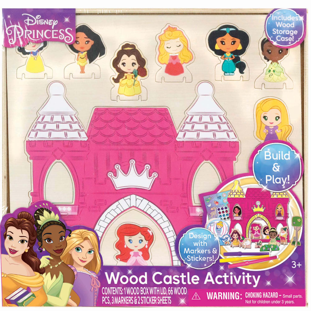 Wood Castle Building and Decorating Set I8438